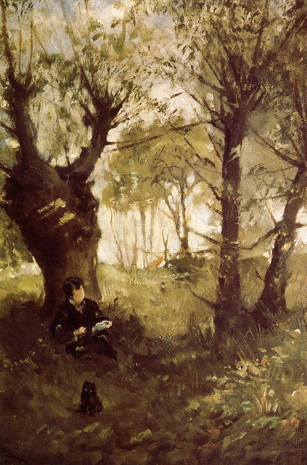 The Old Track to Auvers by Berthe Morisot