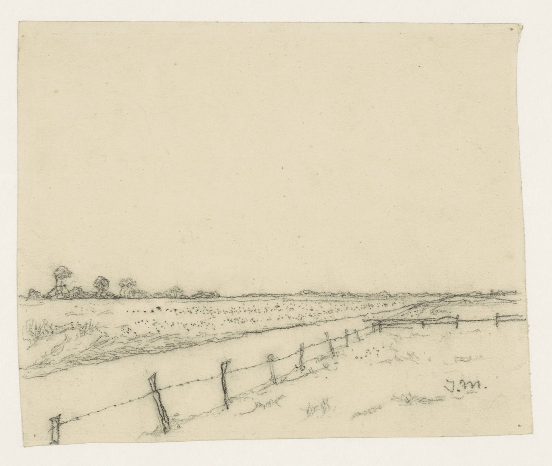 Sloot tussen de weilanden by Jan Mankes