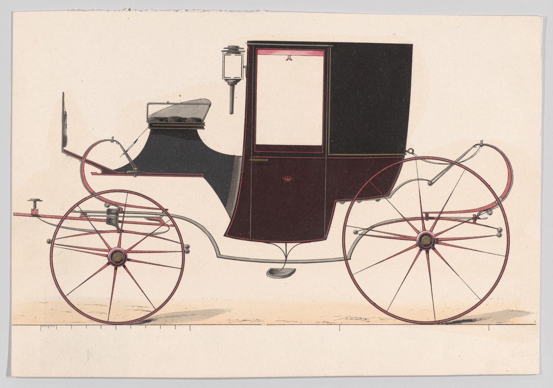 Design for Brougham/D'Orsay by Anonymous