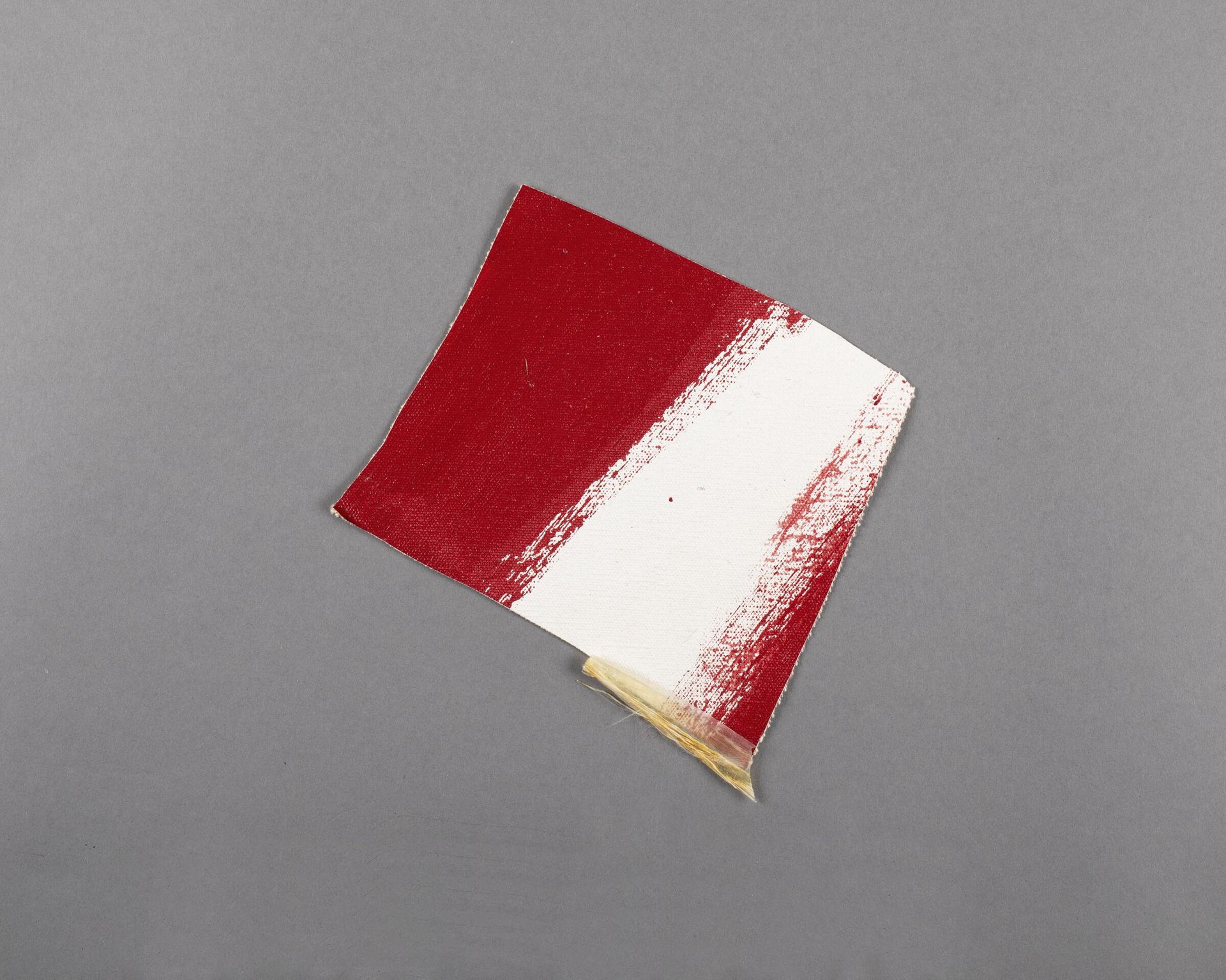 Painted canvas fragment by Barnett Newman