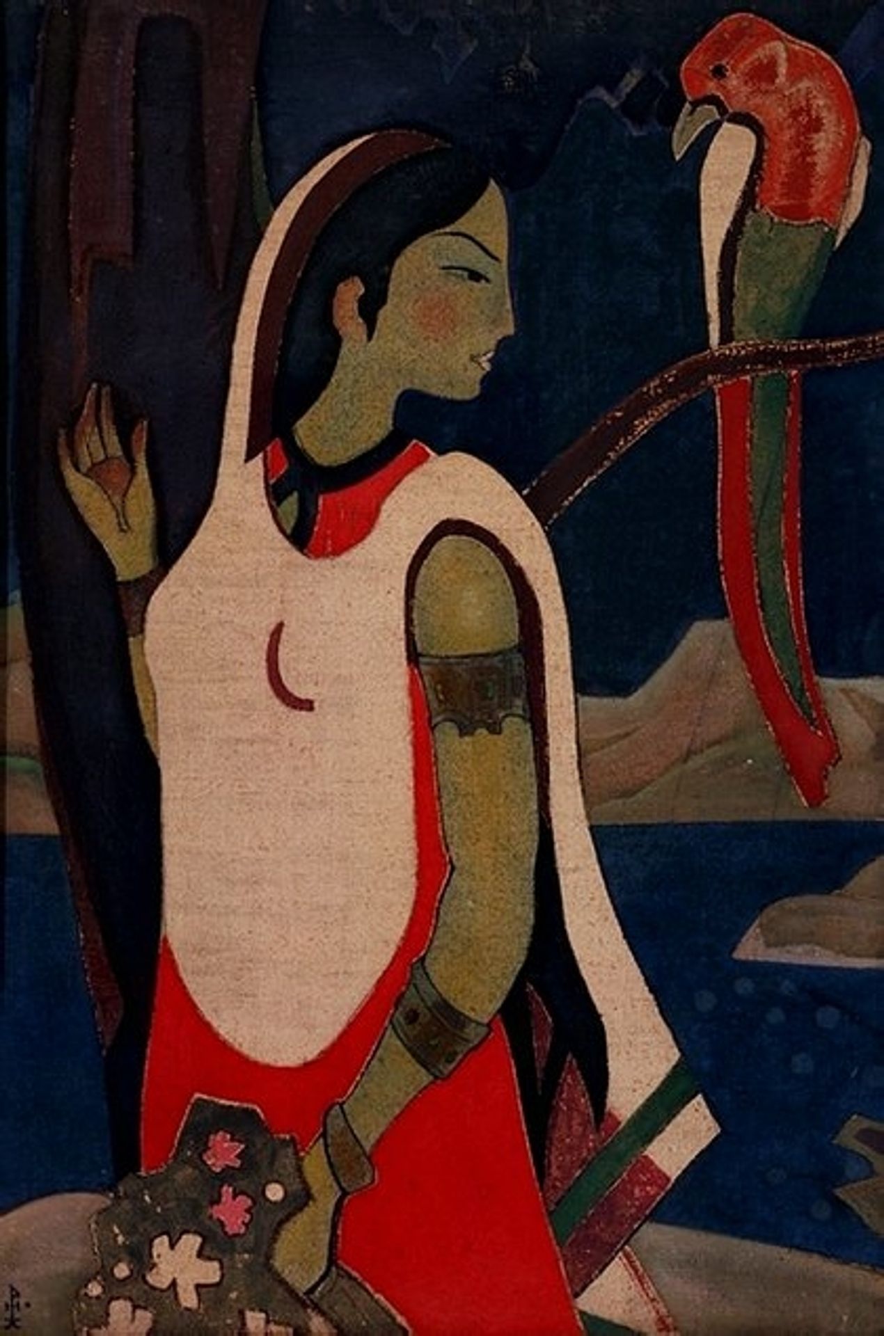 Language of bird by Nicholas Roerich