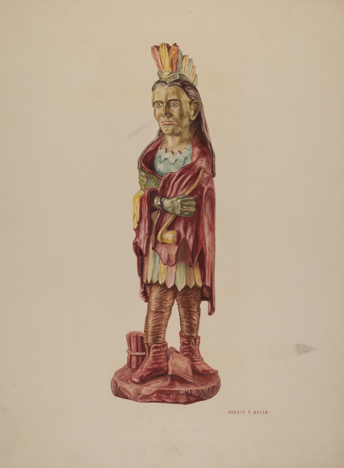 Cigar Store Indian by Hardin Walsh