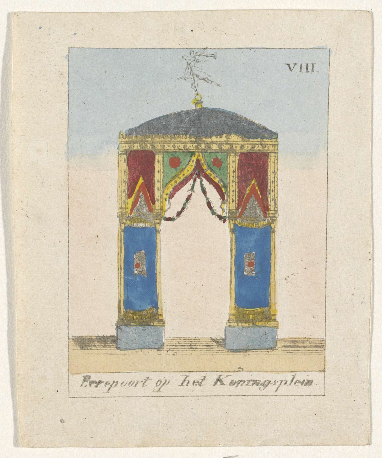 Eerepoort op het Koningsplein by Anonymous