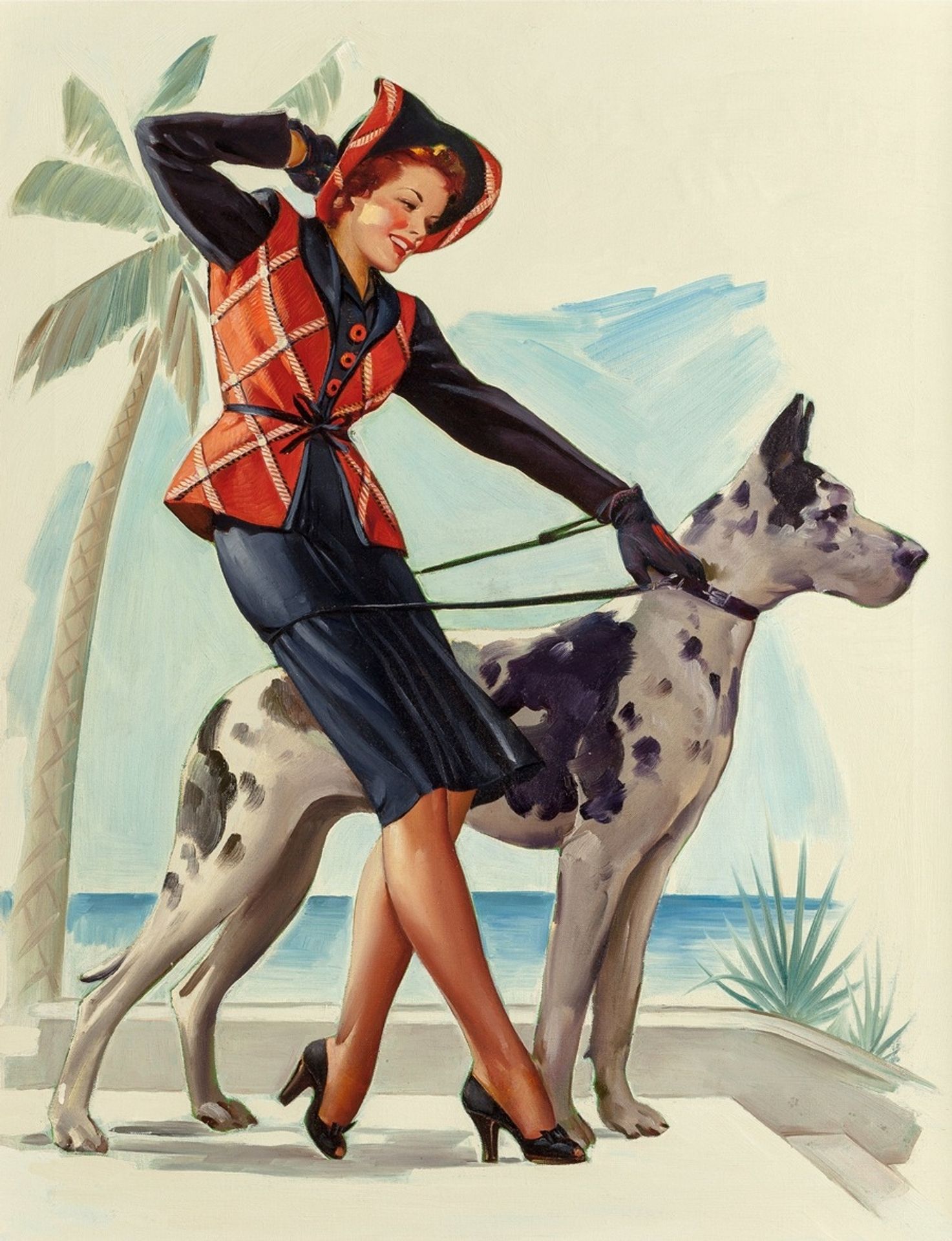 Great Dame by Gil Elvgren