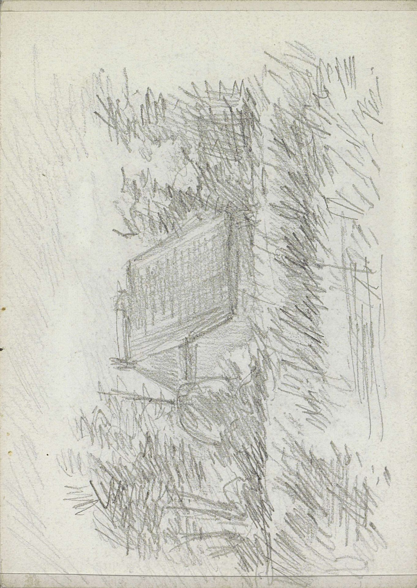 Huis tussen de bomen by Jozef Israëls