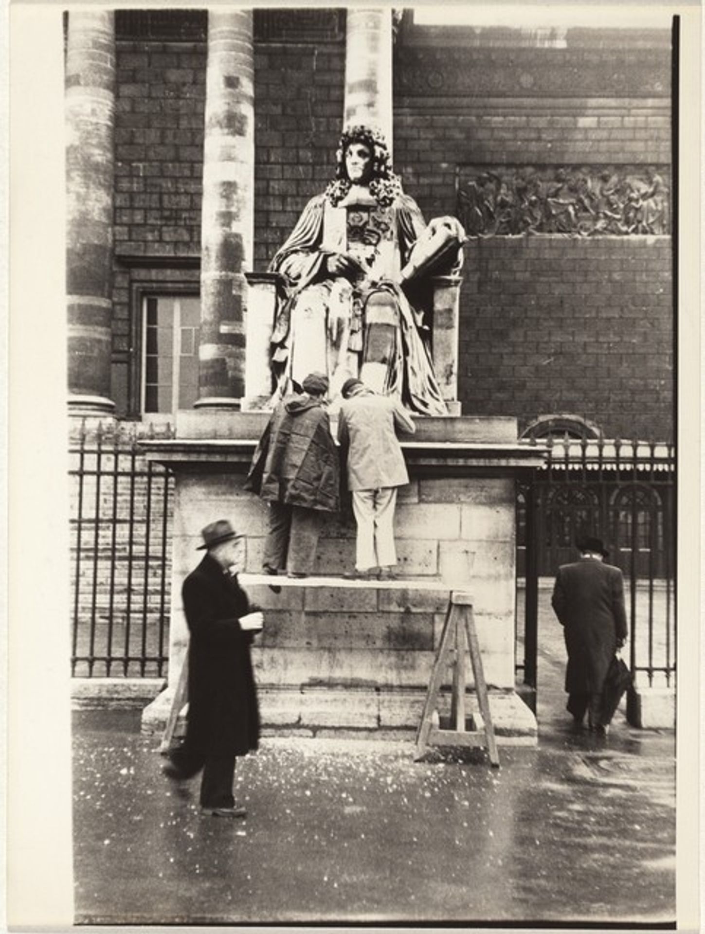 Monument being restored, Paris by Robert Frank