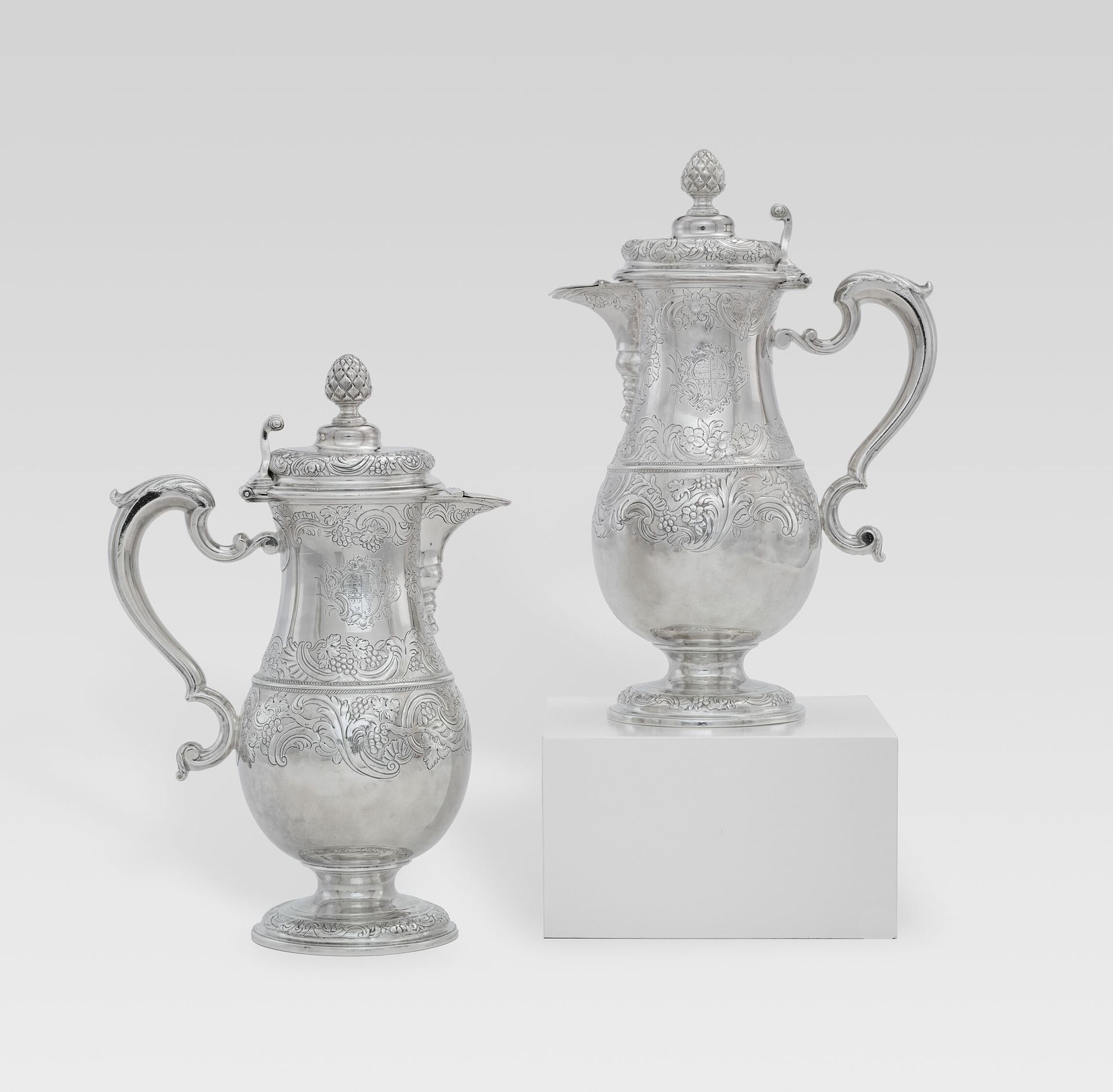 Pair of Wine Ewers by David  Bomes