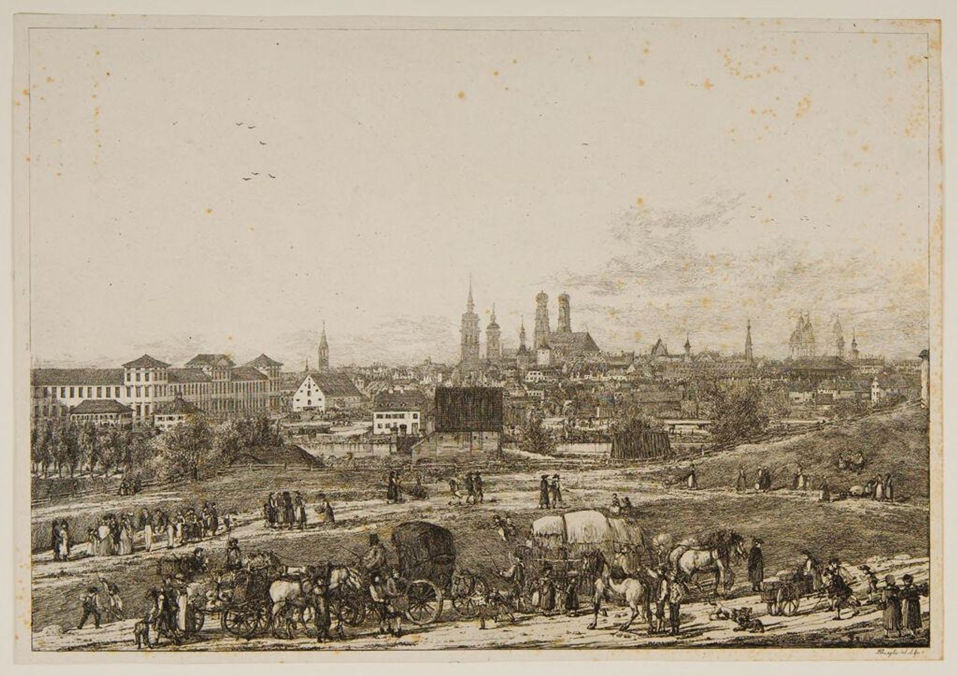 Munich by Domenico Quaglio