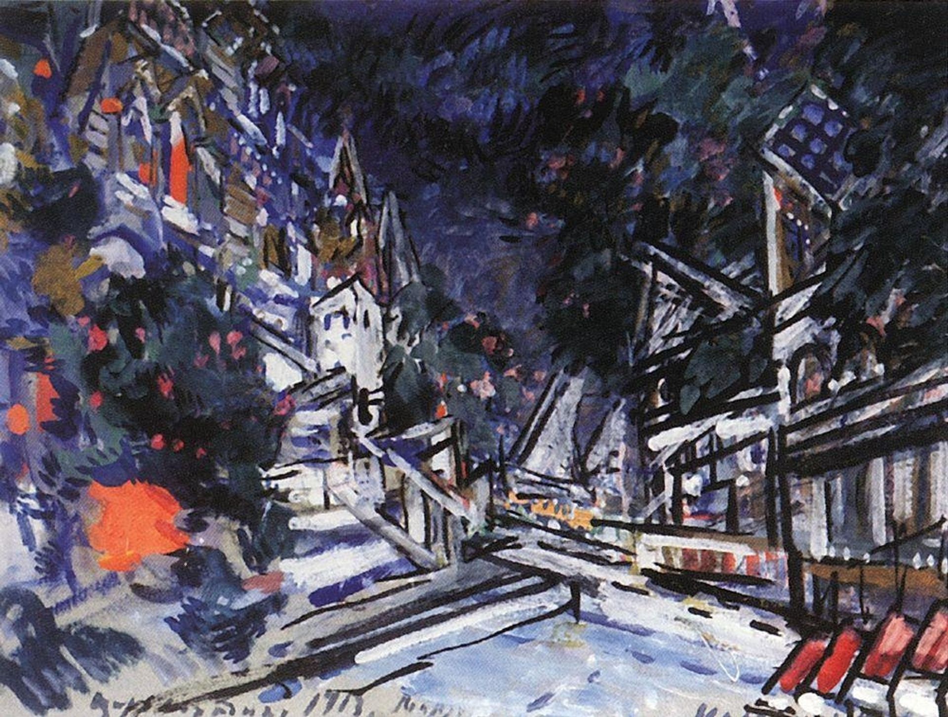 Sketch for the opera, 'The Tale of Tsar Saltan', by Nikolai Rimsky Korsakov by Konstantin Alexeevich Korovin