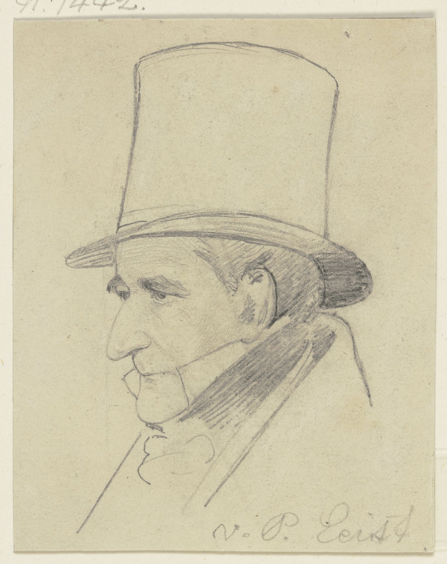 Portrait of P. Leist by Carl Hoff