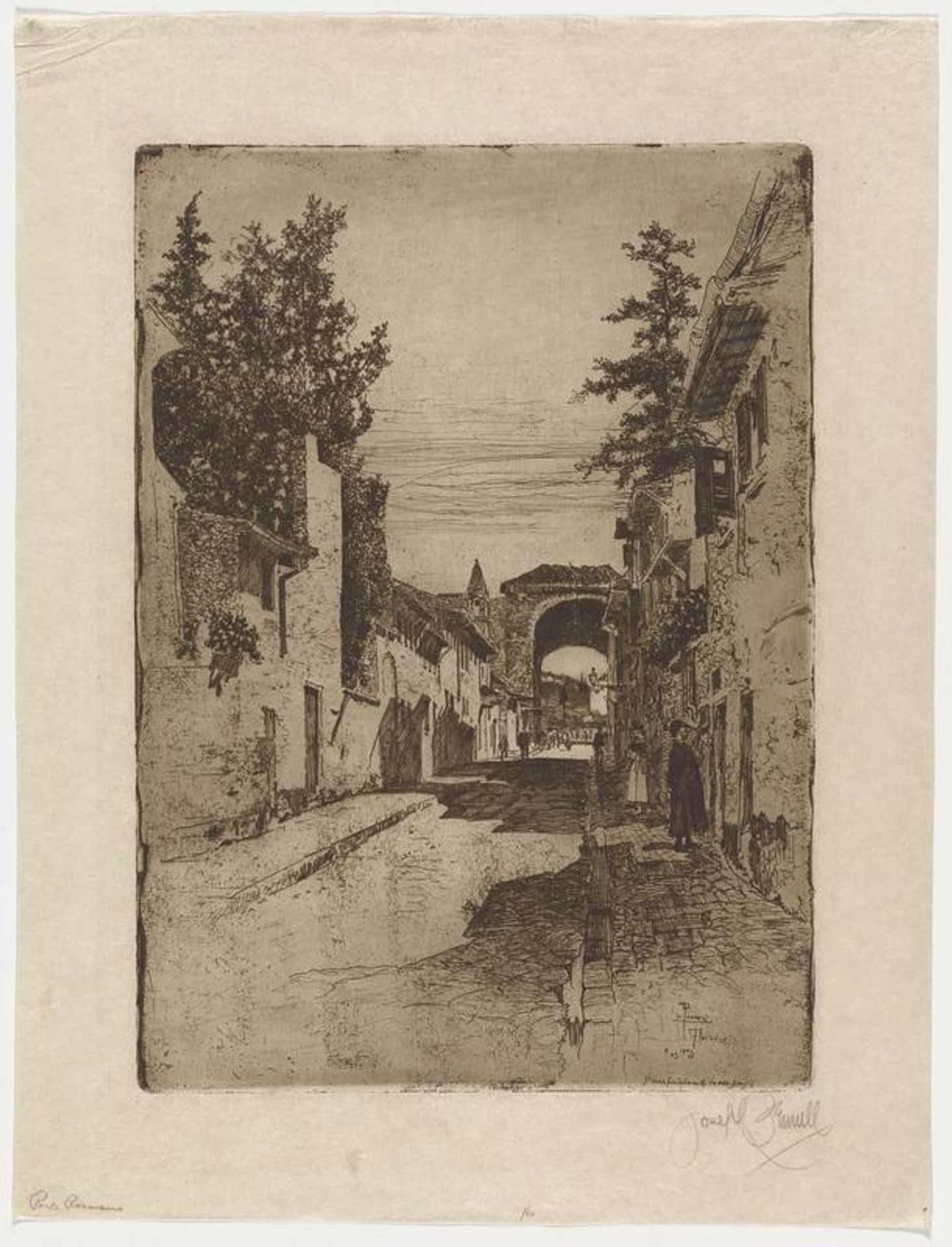Porto Romano by Joseph Pennell