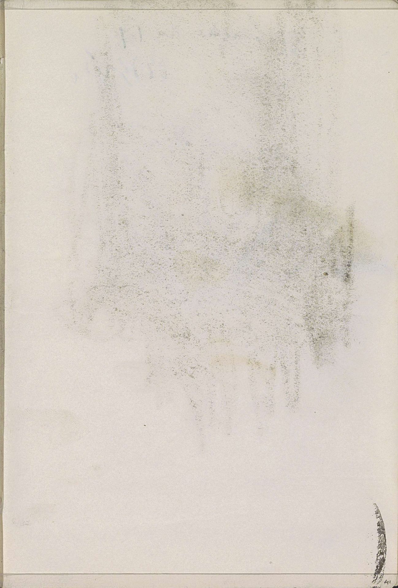 Abklatsch van de krijttekening op blad 40 verso by Isaac Israels