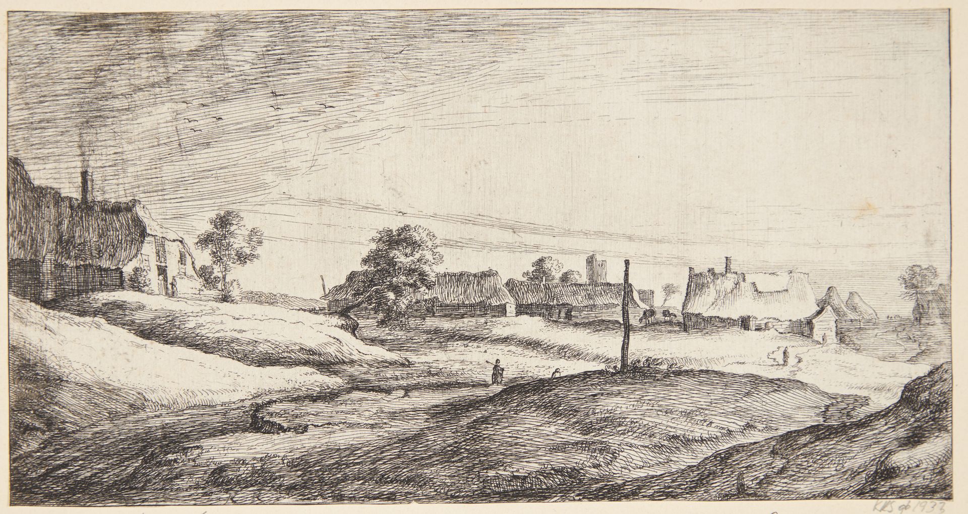 Udsigt mod Muiderberg by Geertruyt Roghman