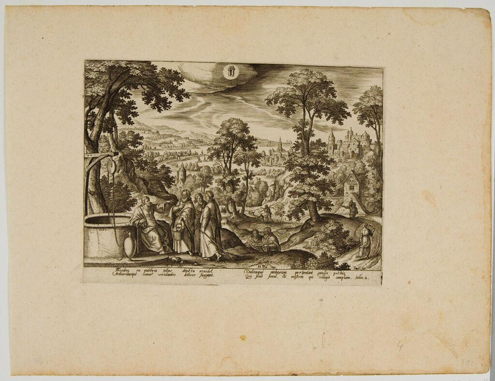 Christ and the Woman of Samaria by Adriaen Collaert