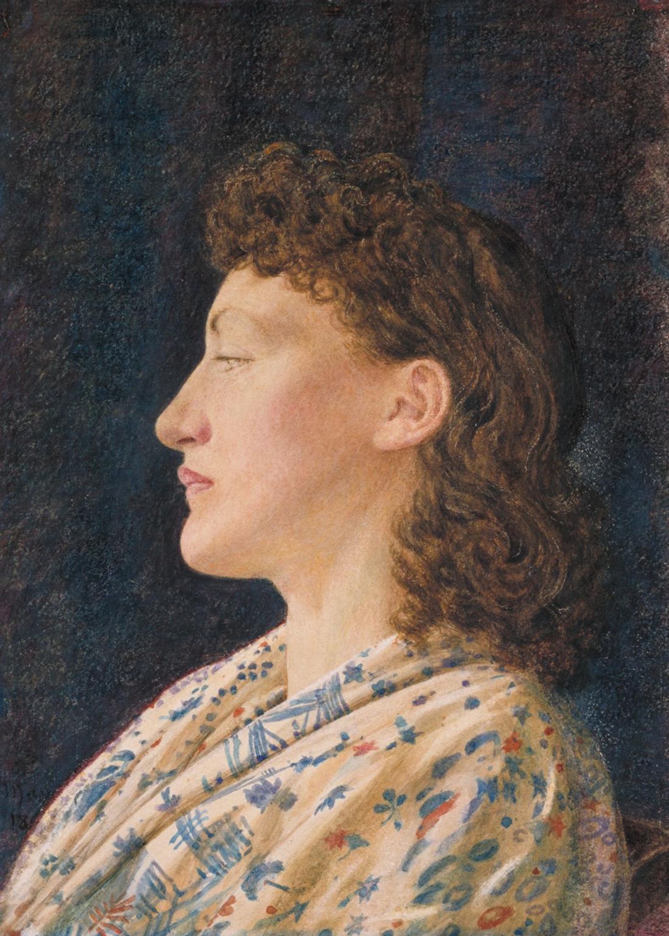 A Girl’s Portrait by George Price Boyce