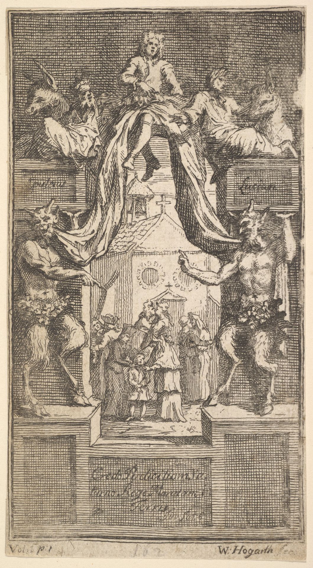 The New Metamorphosis: Frontispiece, Vol.1 by William Hogarth