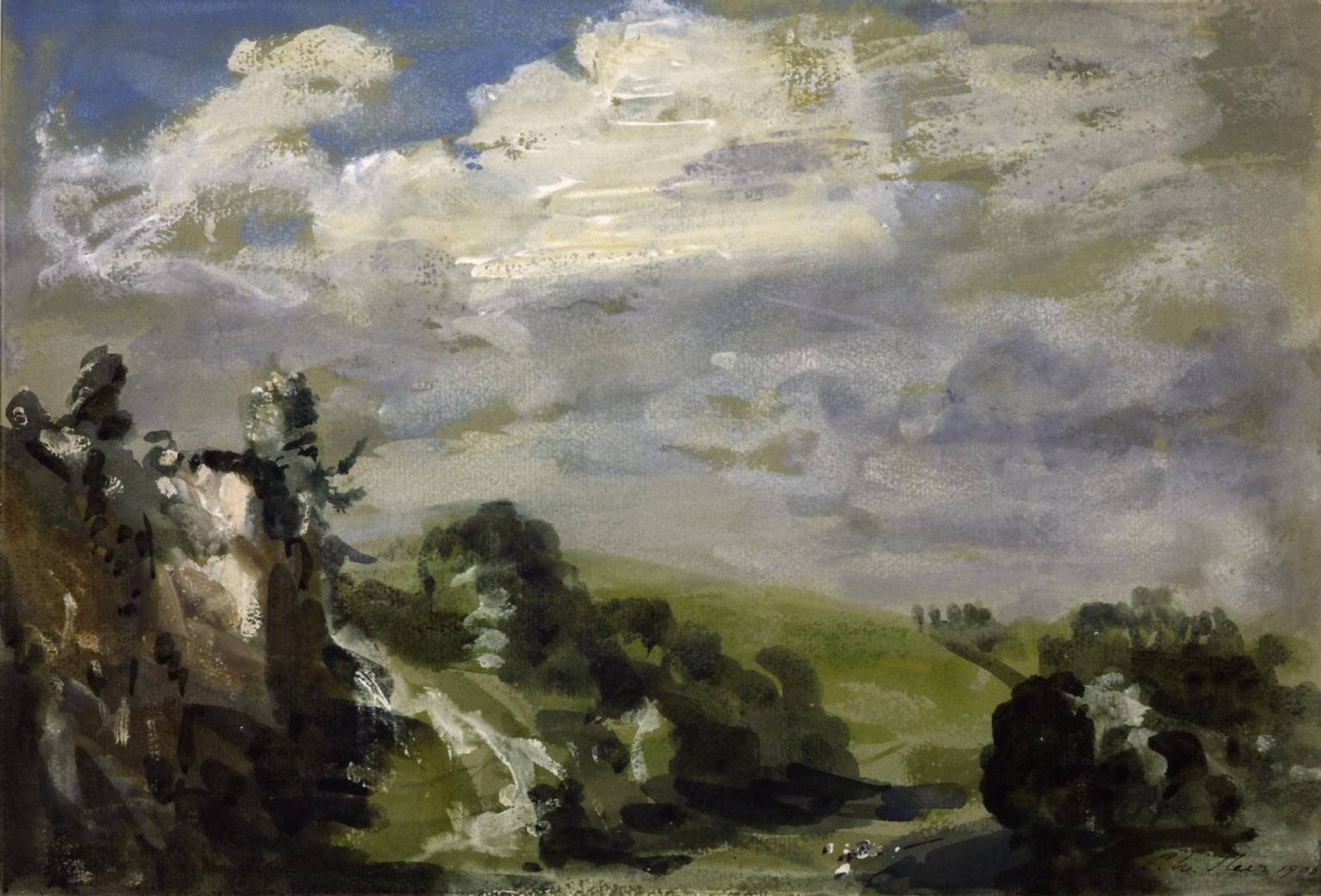 Yorkshire Moorland by  Philip Wilson Steer