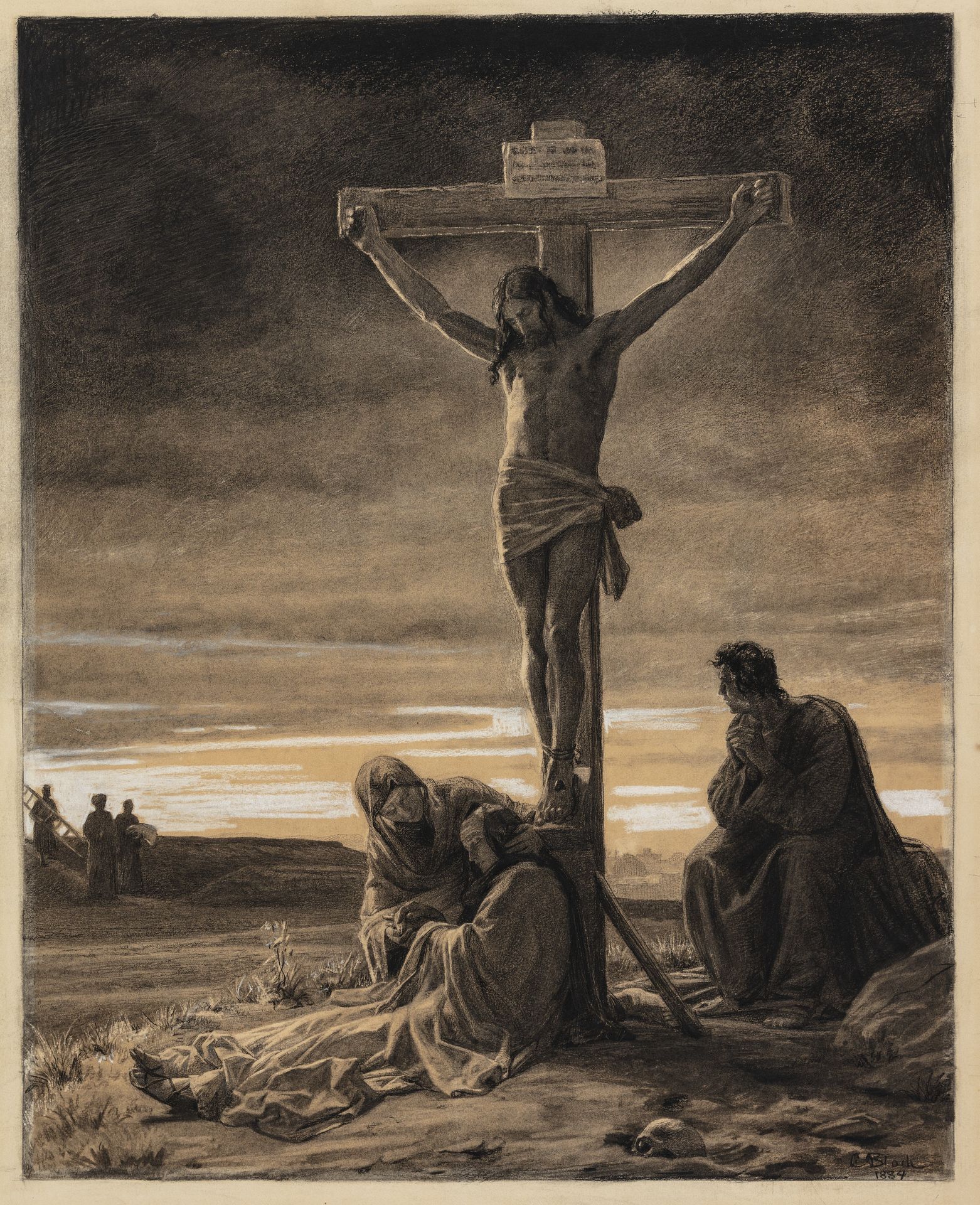 Christ on the Cross by Carl Bloch