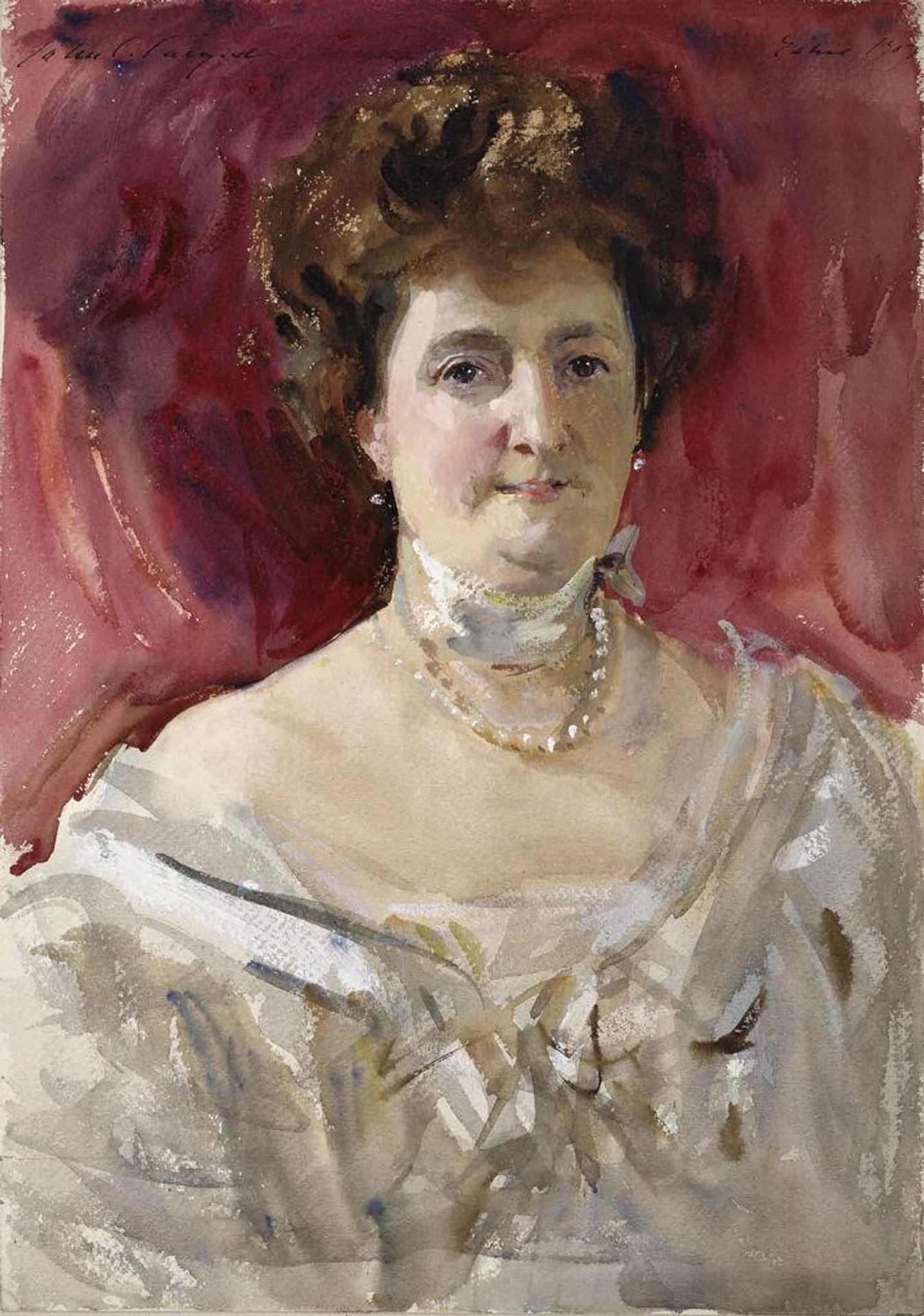 Portrait of Consuelo, Duchess of Manchester (Consuelo Yznaga) by John Singer Sargent