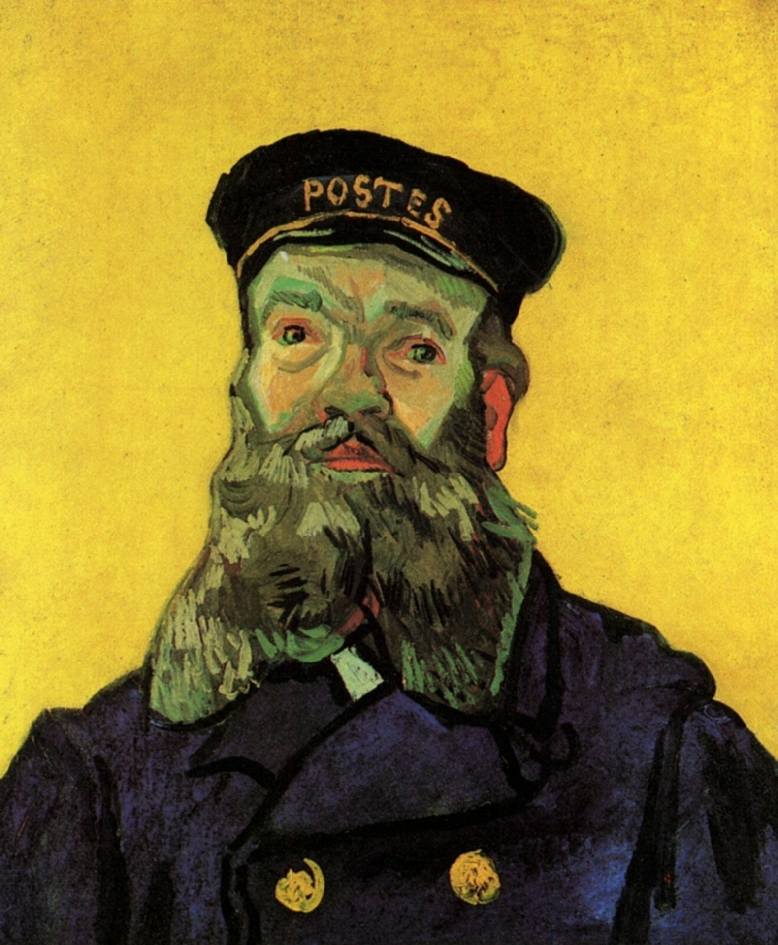 Portrait of the Postman Joseph Roulin - Vincent van Gogh | Artera