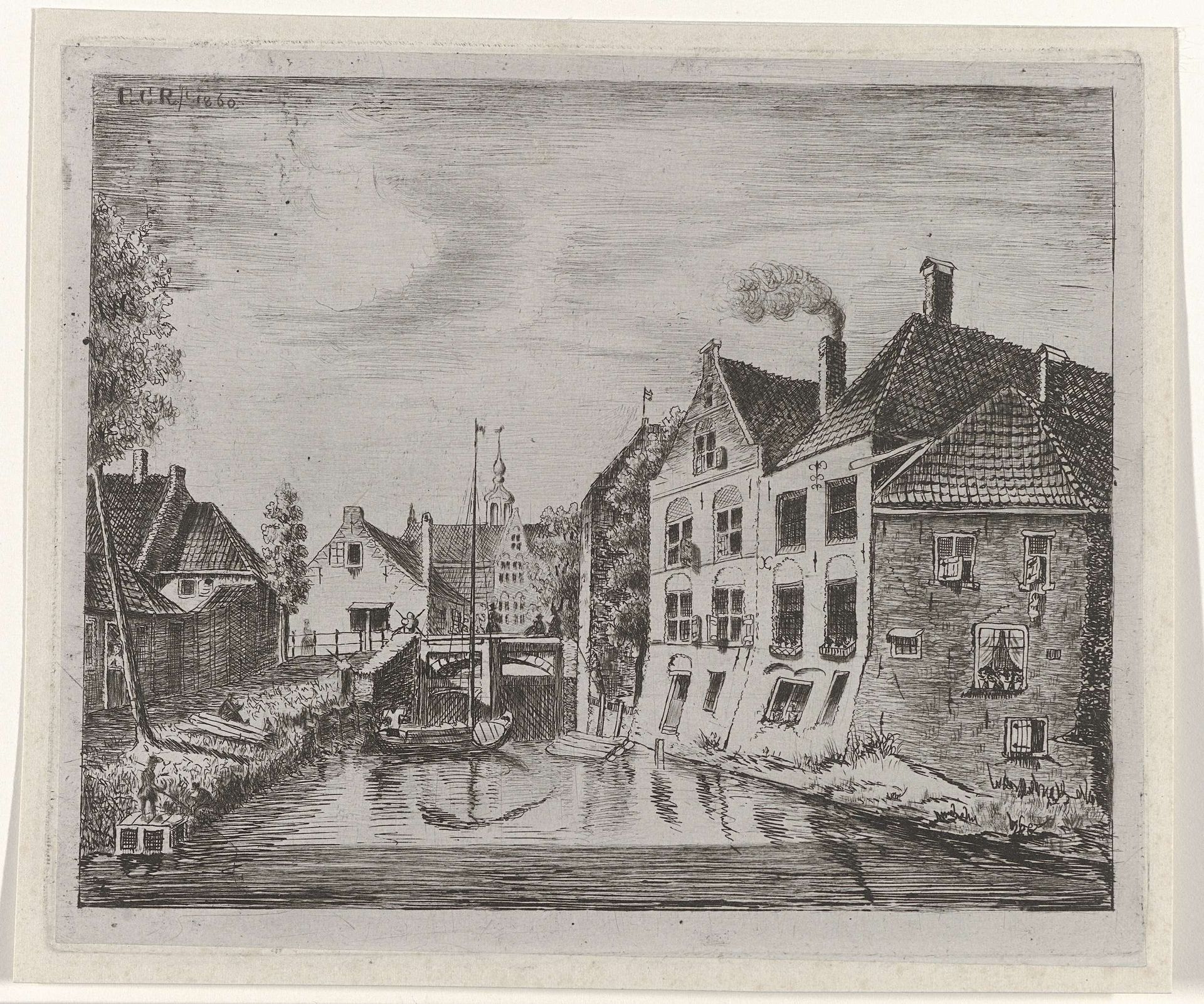 Gevangentoren te Oudewater by Eberhard Cornelis Rahms