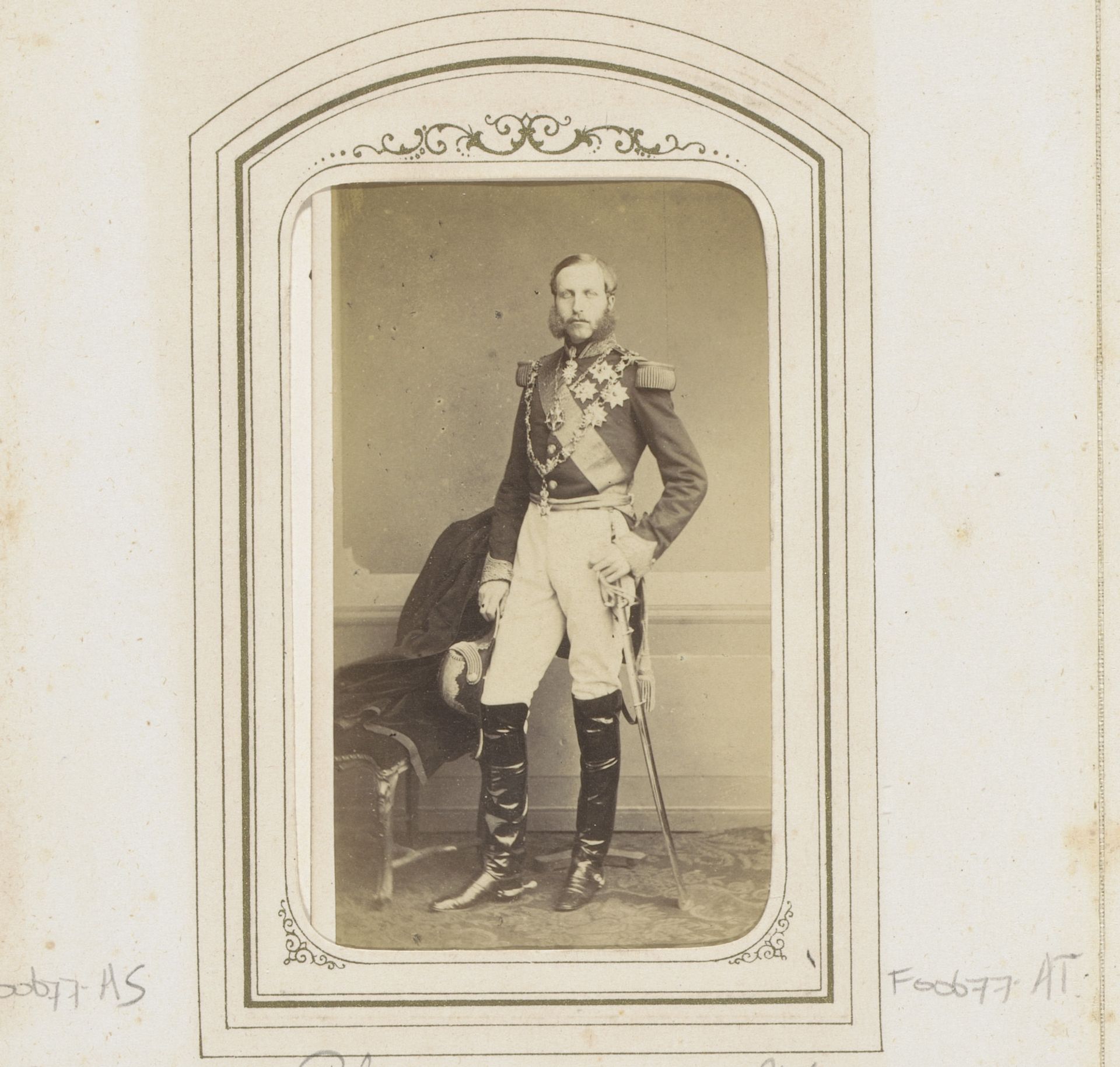 Portret van Filips Eugène, prins van België by Ghémar Frères