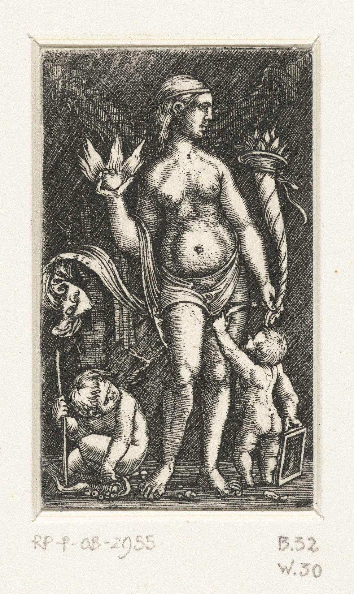 Venus met twee putti by Albrecht Altdorfer