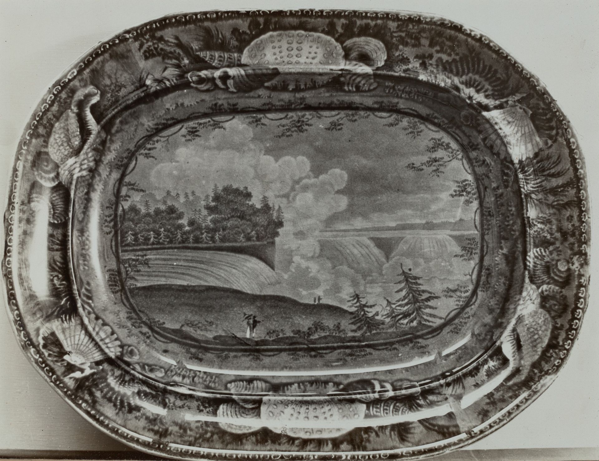 Plate - "Niagra from American Side" by Helmut Hiatt