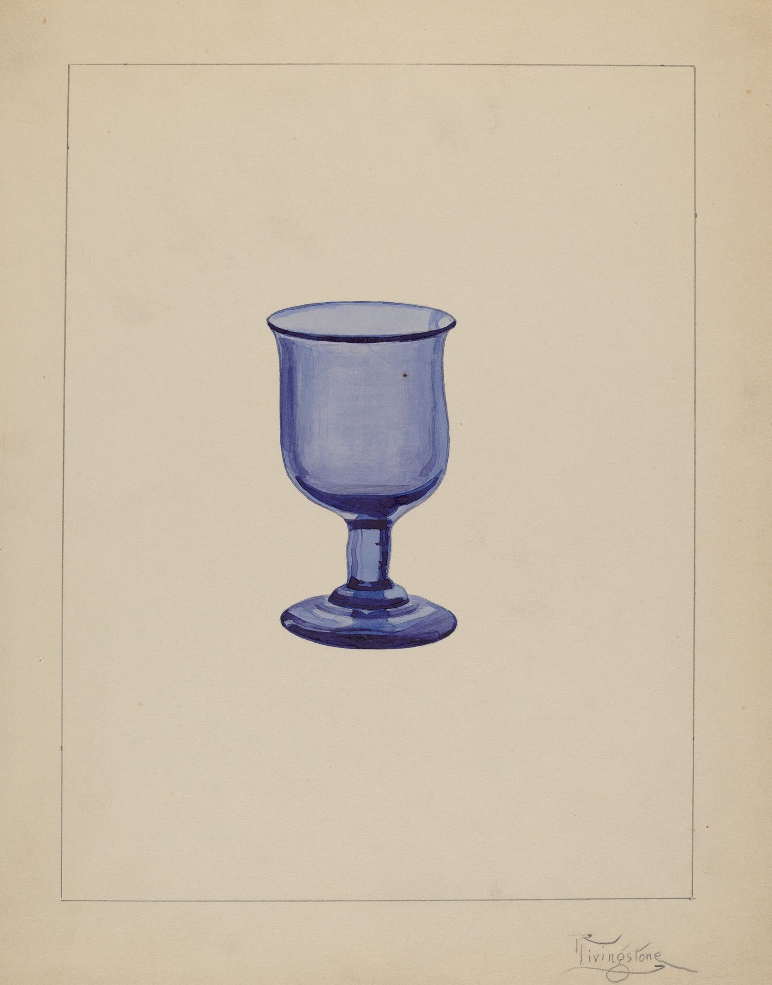 Wine Glass by Rolland Livingstone