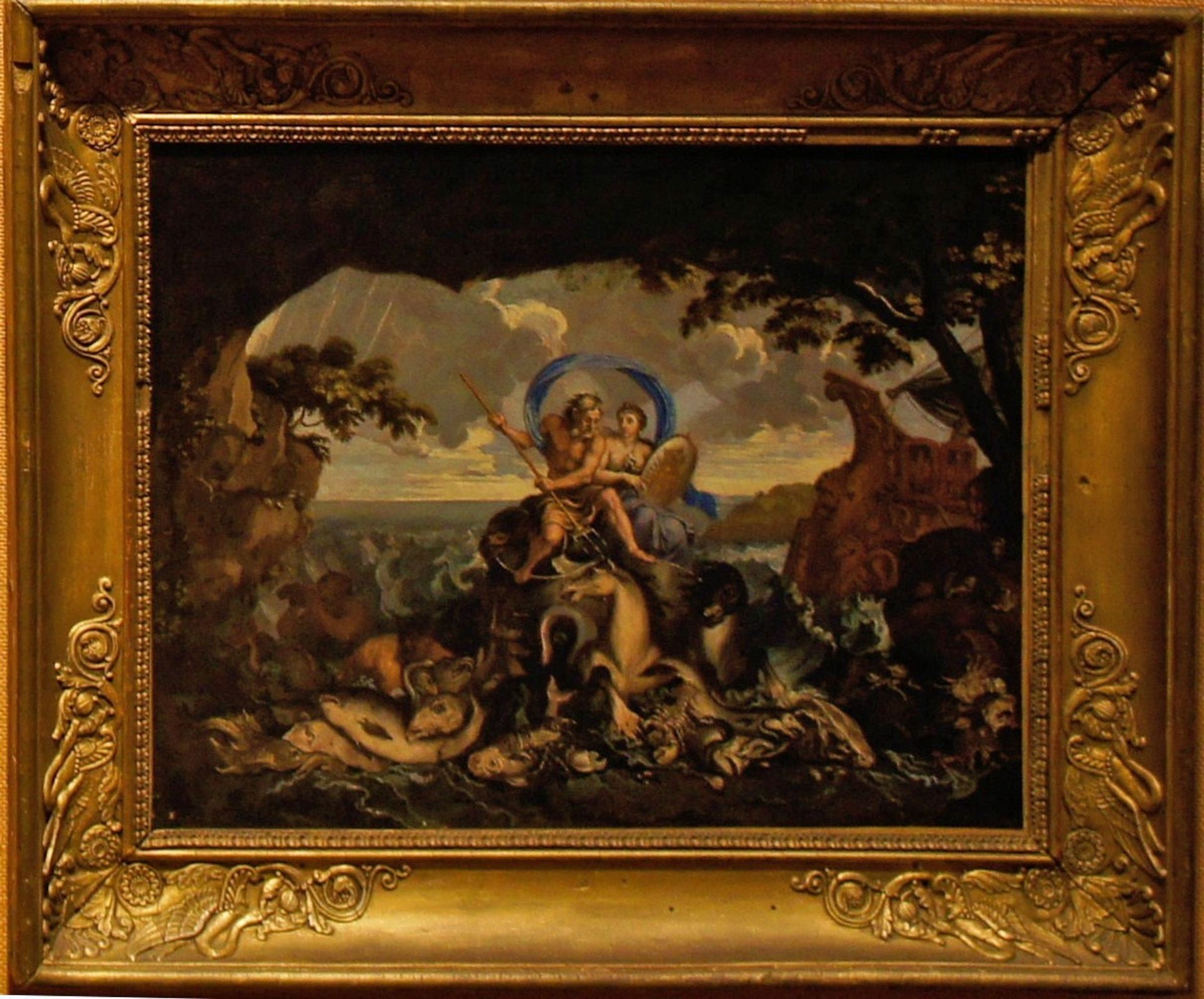 L'eau Partie D'un Quadriptyque by Charles Le Brun