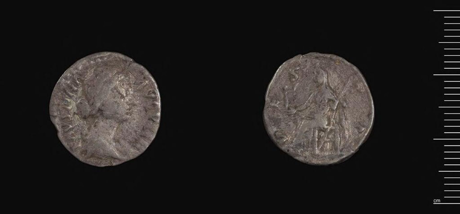 Denarius of Faustina the Younger by Faustina II