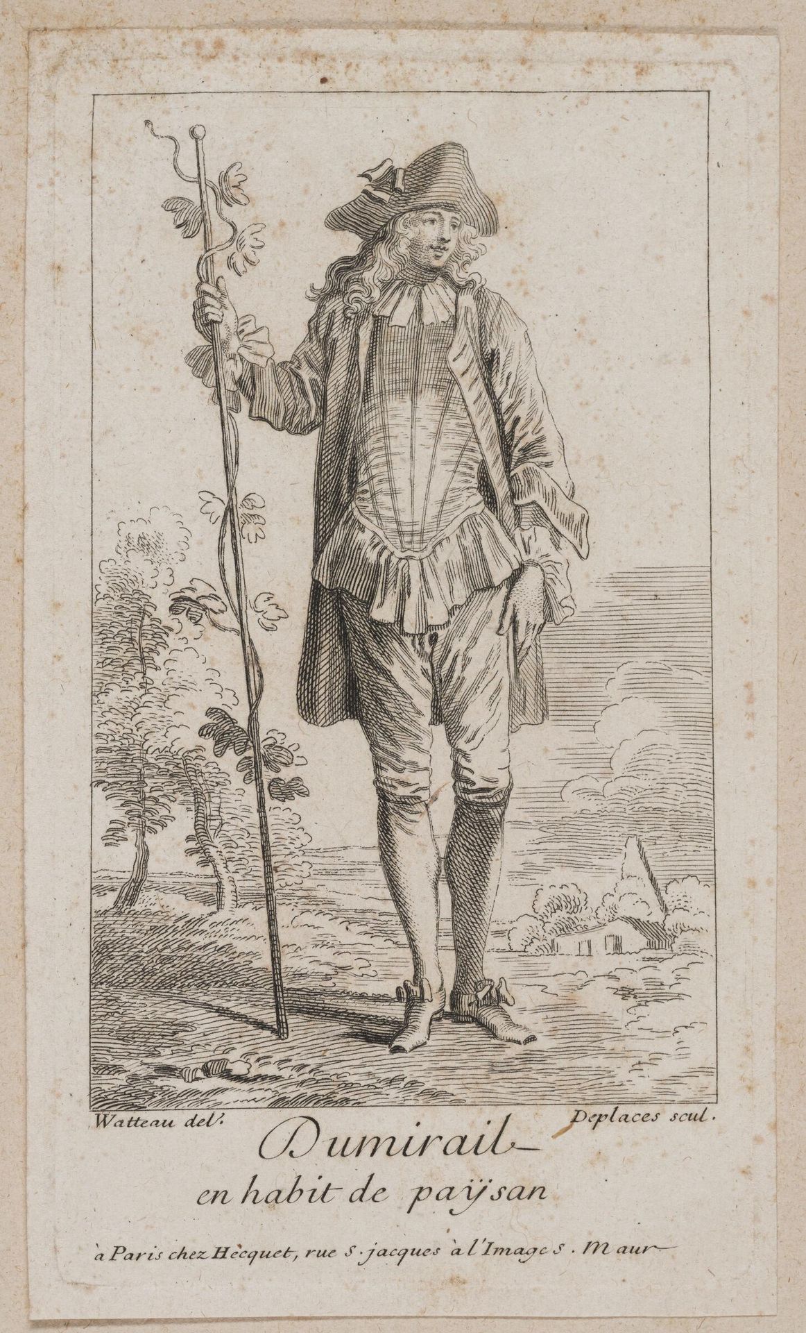 Dumirail in Peasant Costume by Louis Desplaces