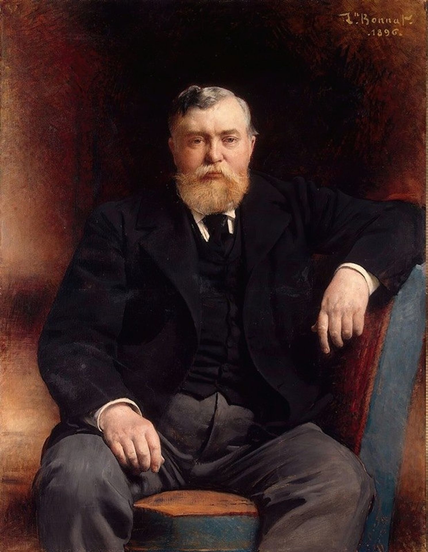 Portrait of Prince Vyacheslav Tenishev by Léon Bonnat