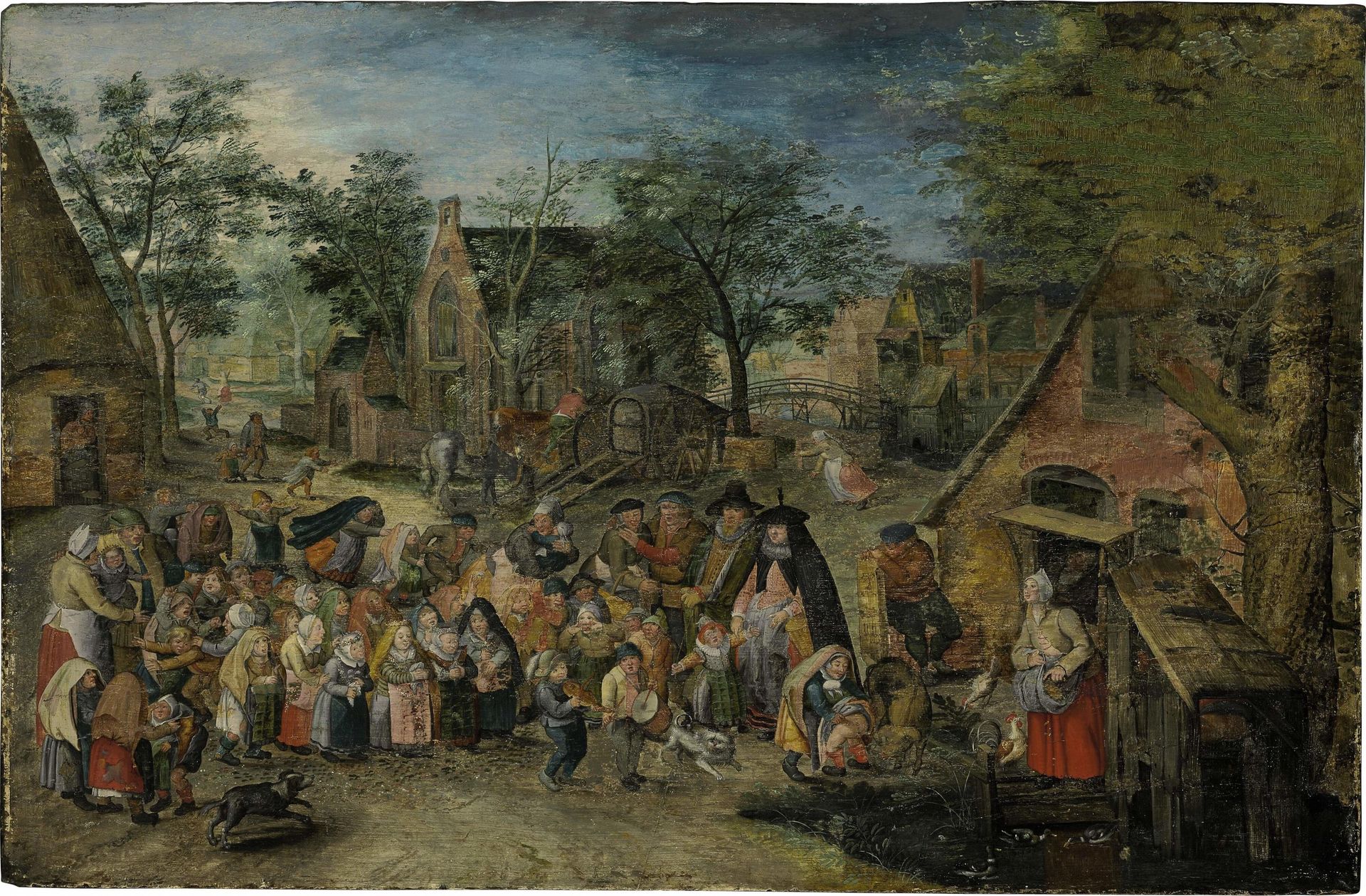 De Pinksterbruid Or De Pinksterblom by Pieter Brueghel the Younger