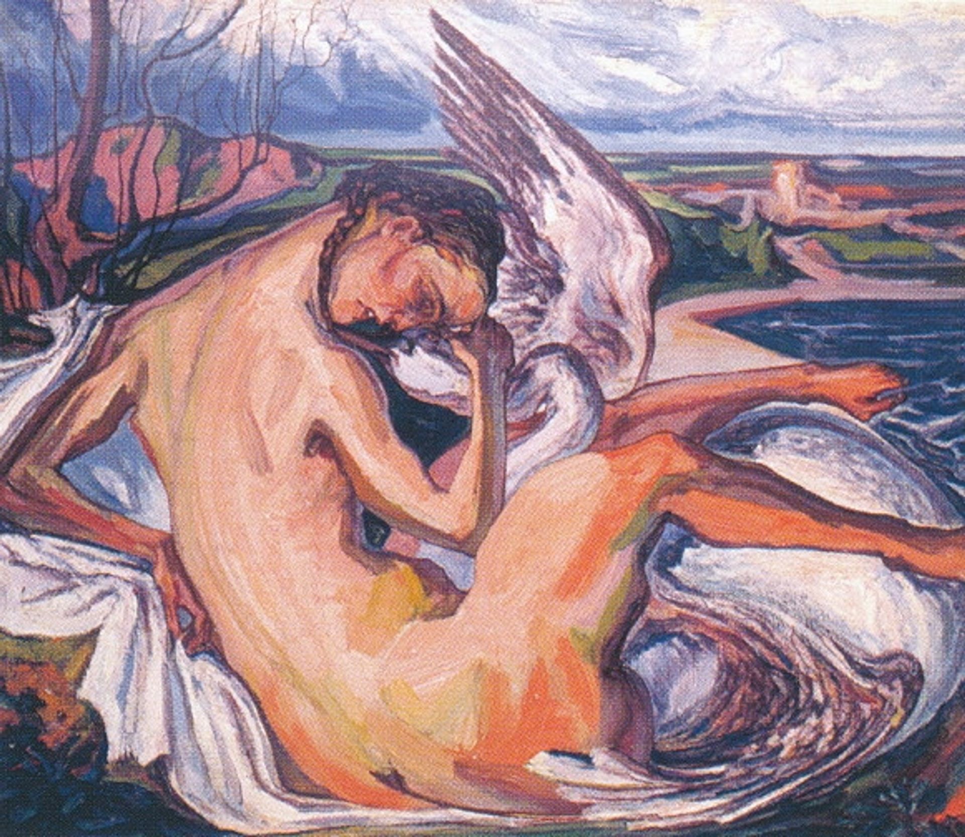Modern Leda by Oleksa Novakivskyi