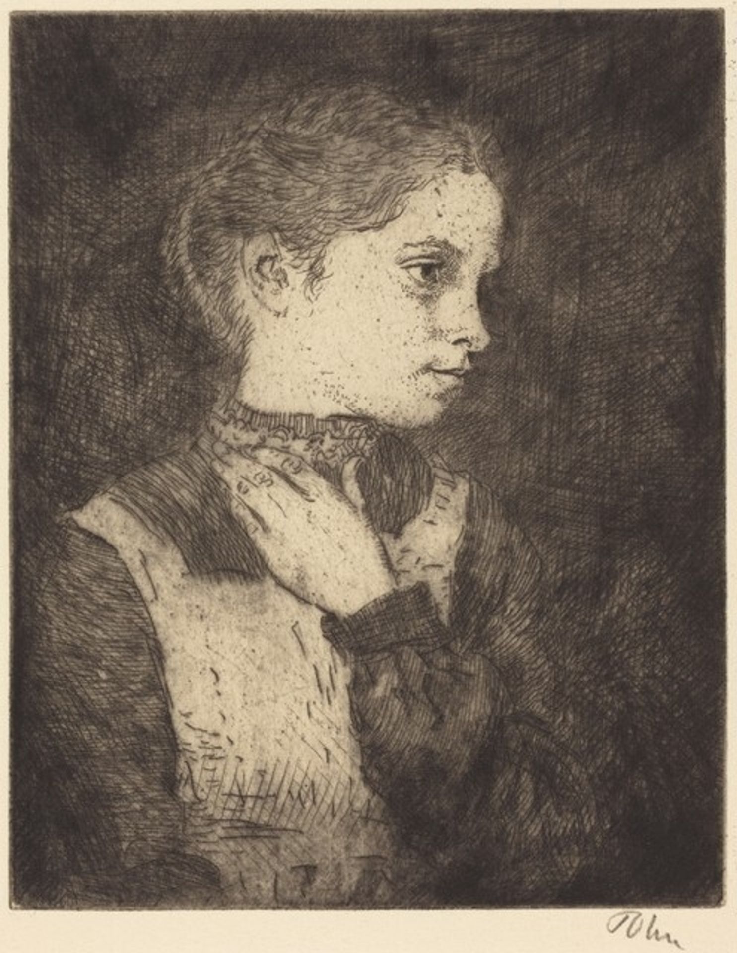 Maggie, A Village Child by Augustus John