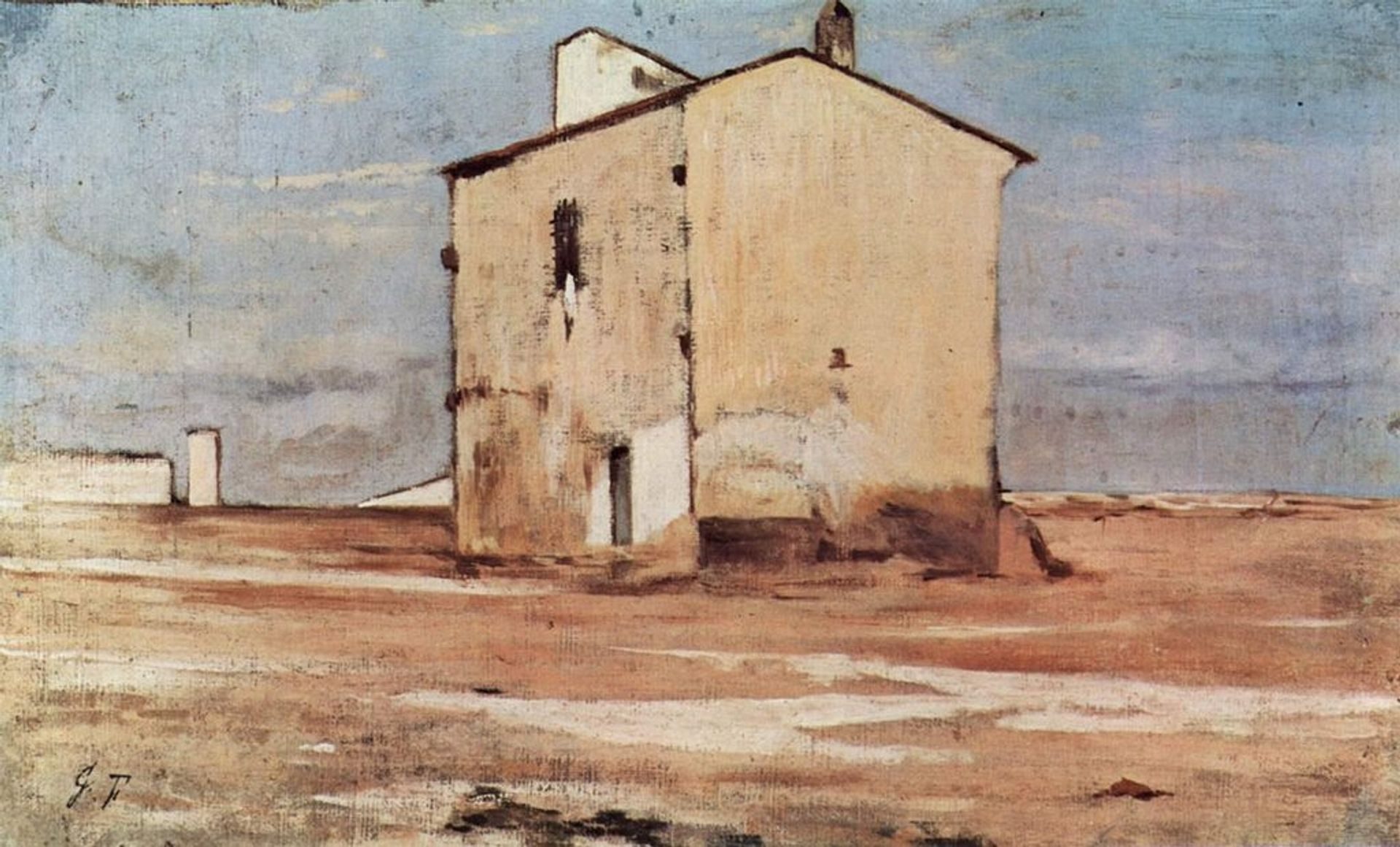 The flaying in Livorno by Giovanni Fattori