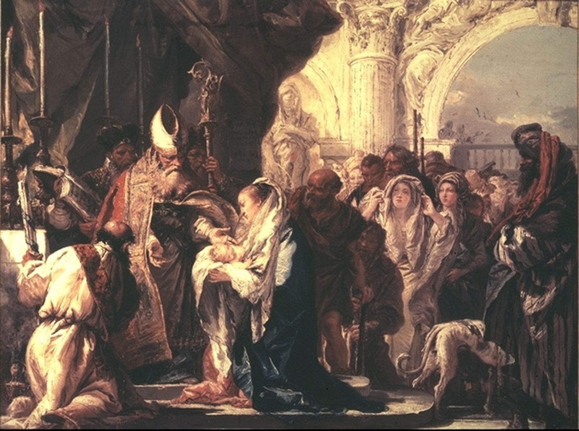 Presentation in the Temple by Giovanni Domenico Tiepolo