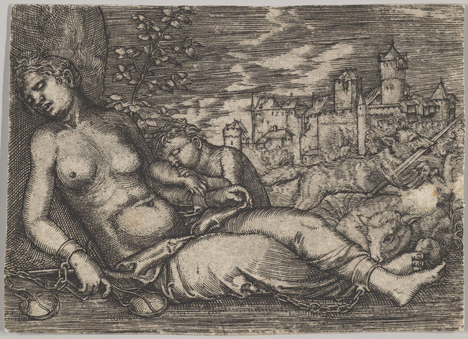 Der Welt Lauf (Sleeping Justice) (copy) by Barthel Beham