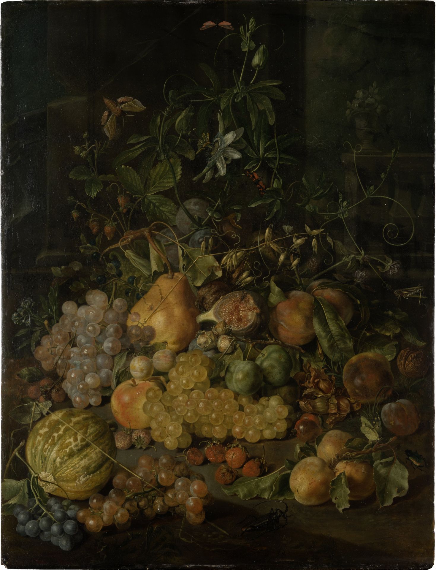 Still Life with Fruits by Johann Daniel Bager