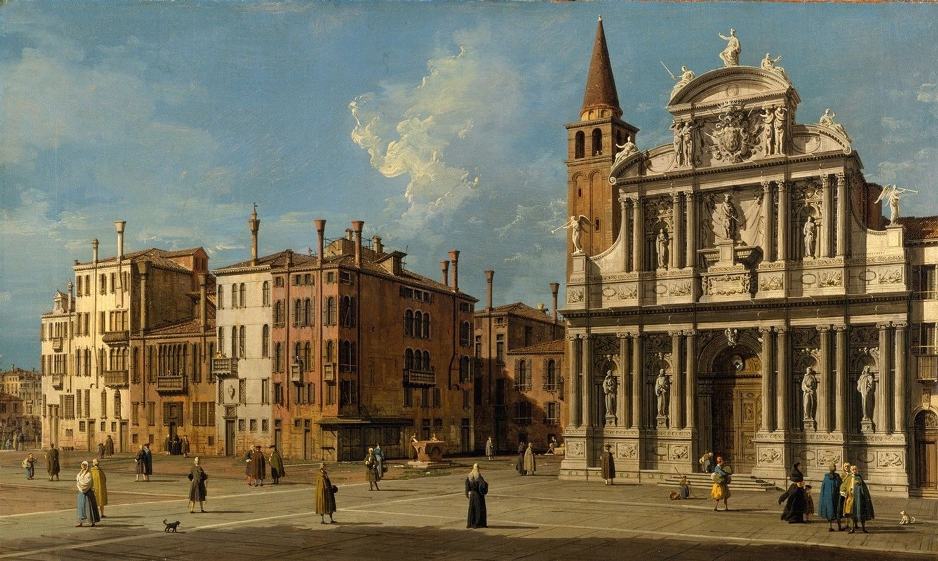 Campo Santa Maria Zobenigo, Venice by Canaletto