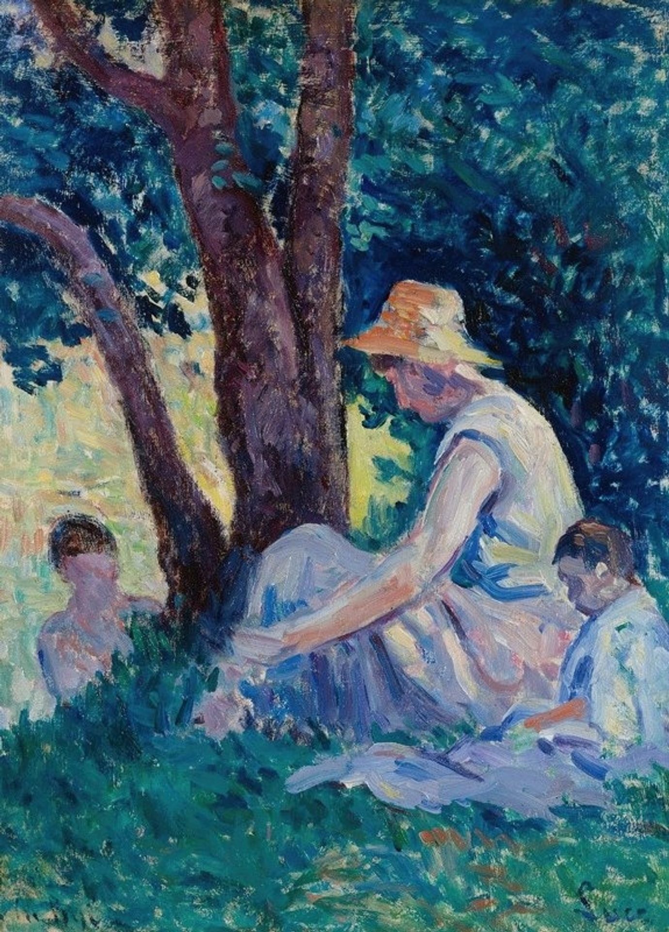 Bessy, un après-midi à la campagne by Maximilien Luce