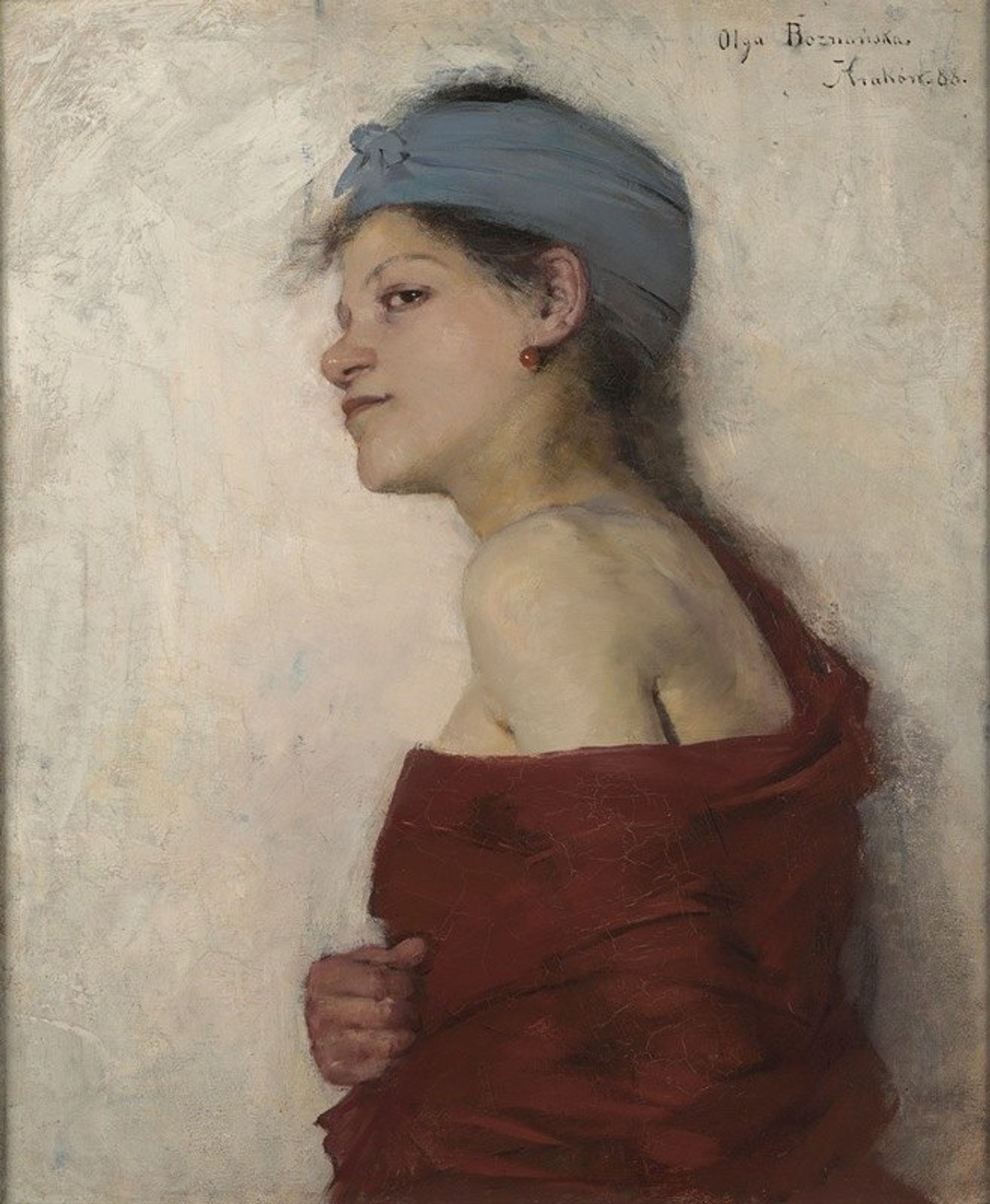 Portrait of a Woman – Gypsy Woman by Olga Boznanska