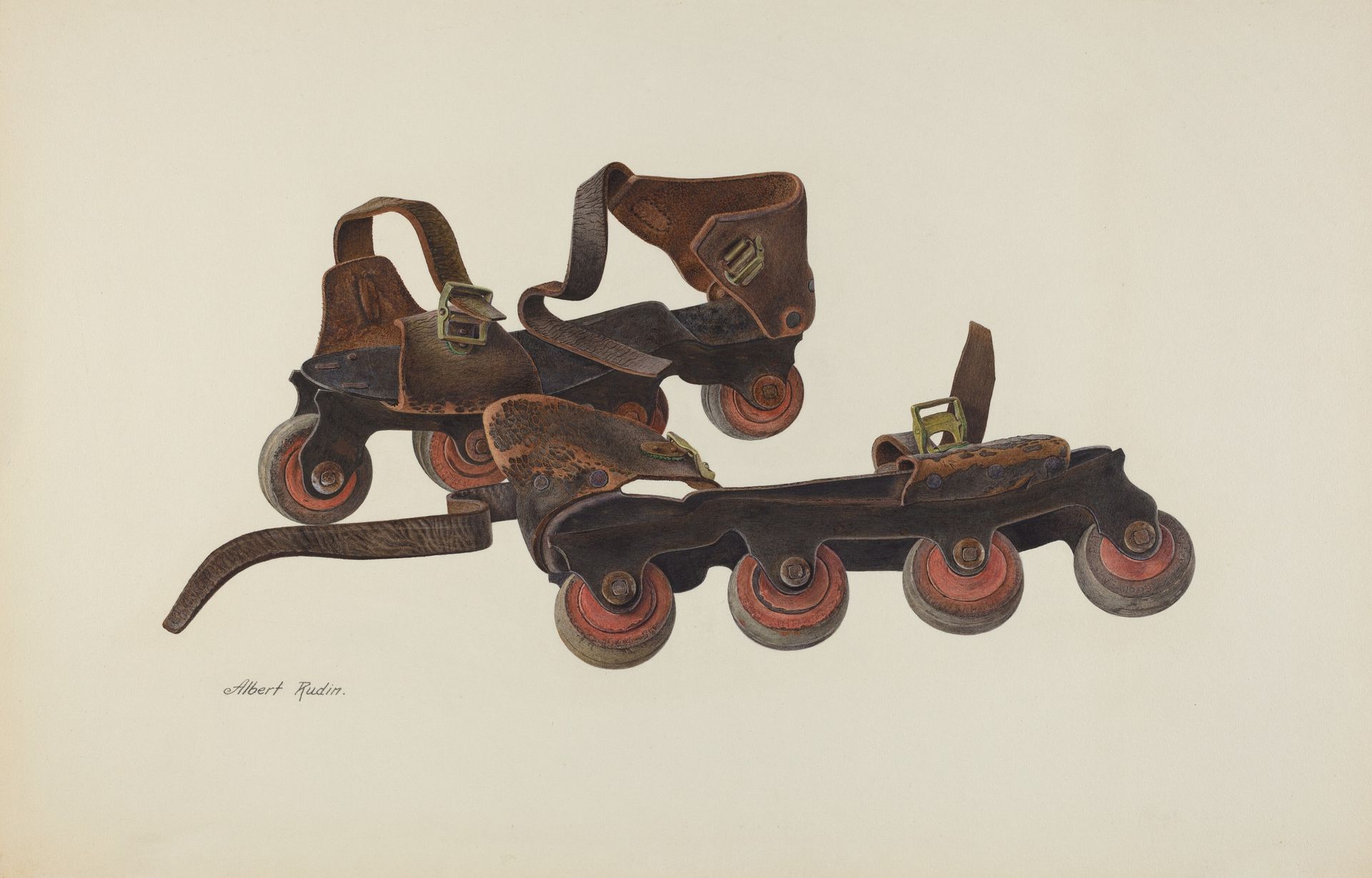 Roller Skates by Albert Rudin
