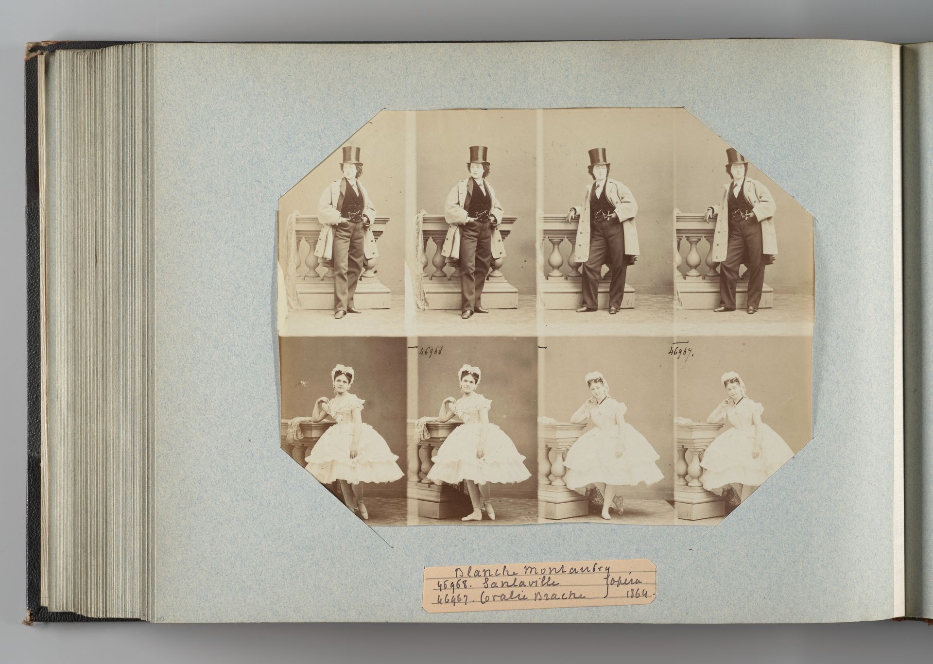 Blanche Montaubry; Sanlaville; Coralie Brache by André-Adolphe-Eugène Disdéri