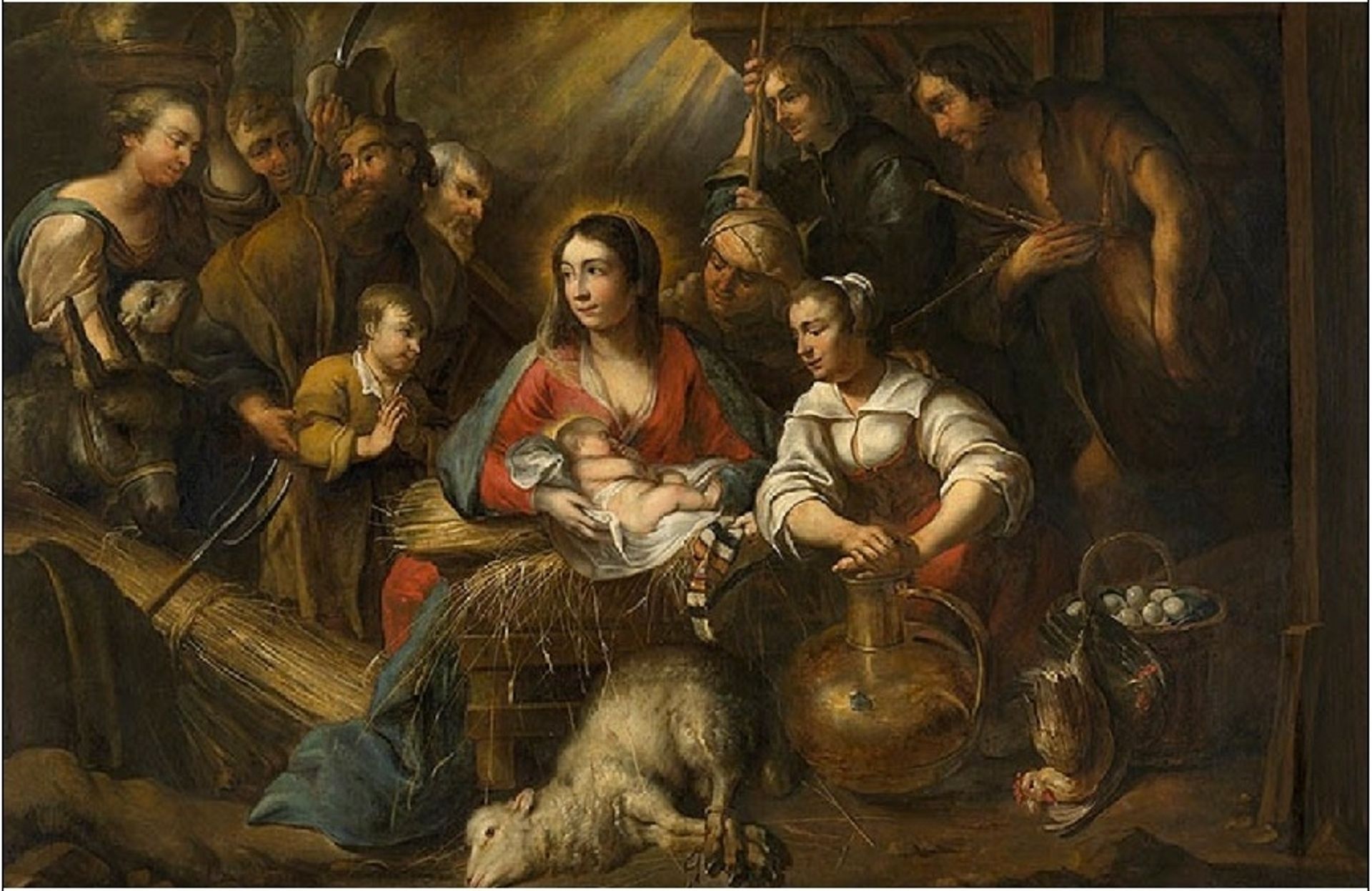 The Adoration of the Shepherds by Jan Cossiers