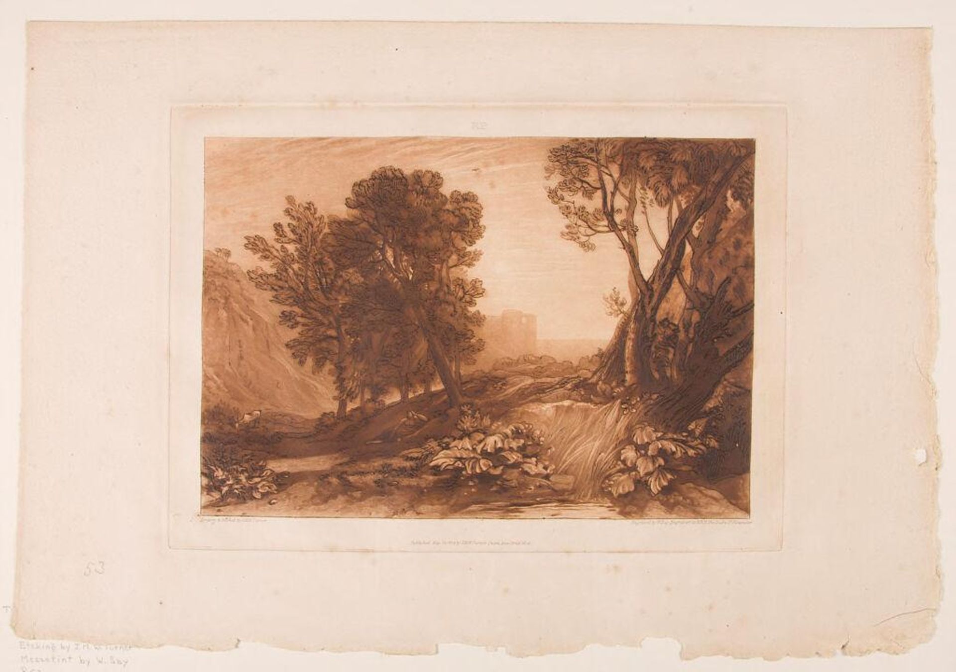 Solitude by Etching by Joseph Mallord William Turner