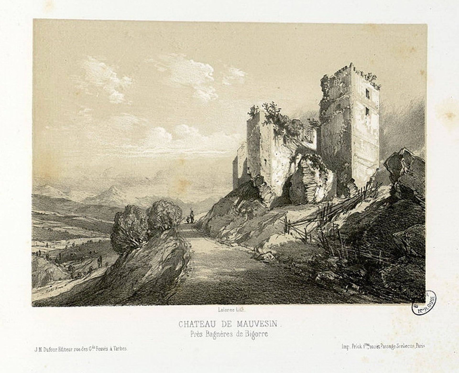 Château de Mauvesin, près Bagnères de Bigorre by Maxime Lalanne