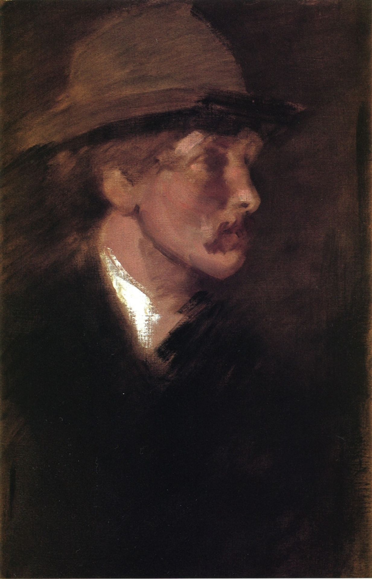 Study of a Head by James Abbott McNeill Whistler