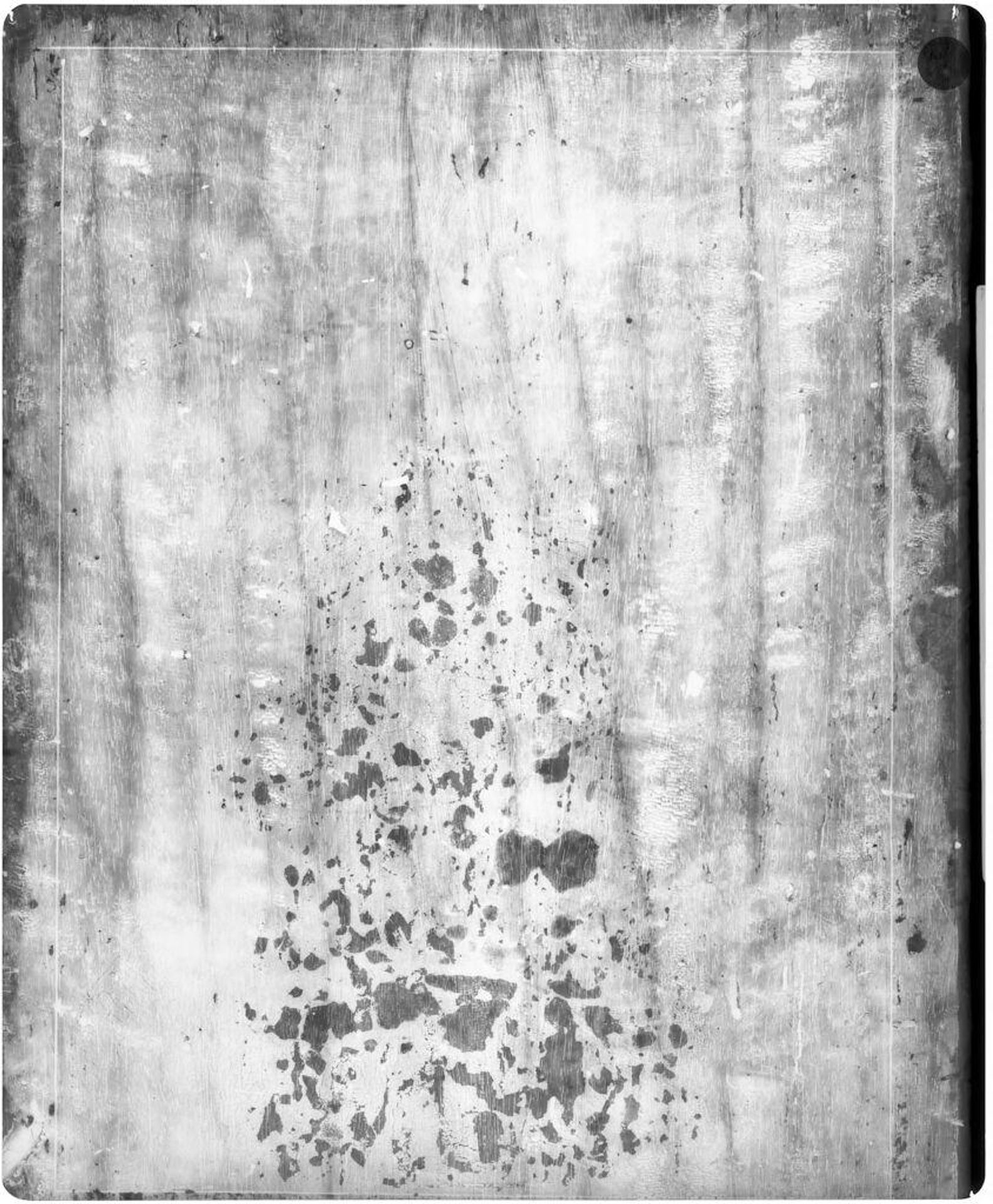X-radiograph(s) of "Madonna and Child" by Artist of original: Raphael